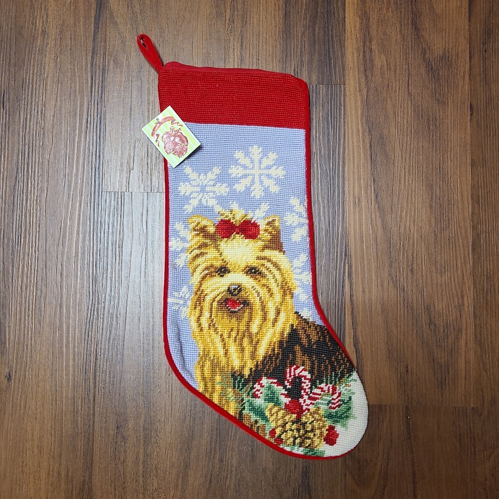 Yorkshire Terrier Christmas Stocking